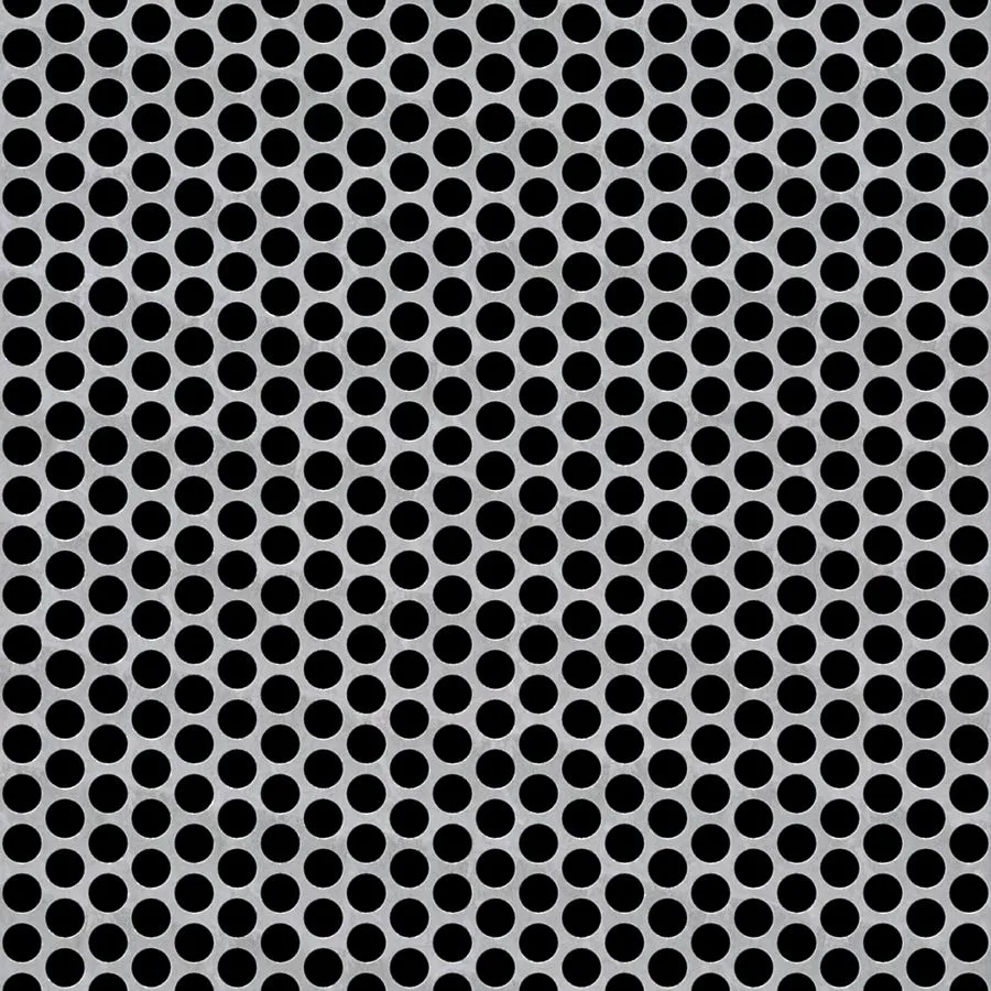RO-040 Round Staggered Perforated Aluminum Sheet
