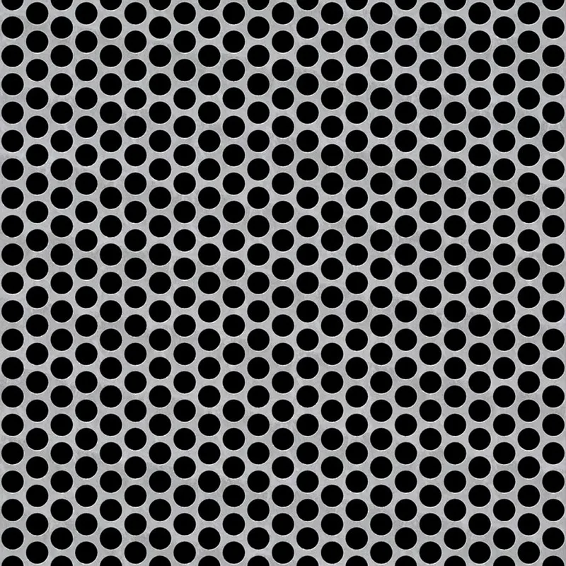 RO-040 Round Staggered Perforated Aluminum Sheet