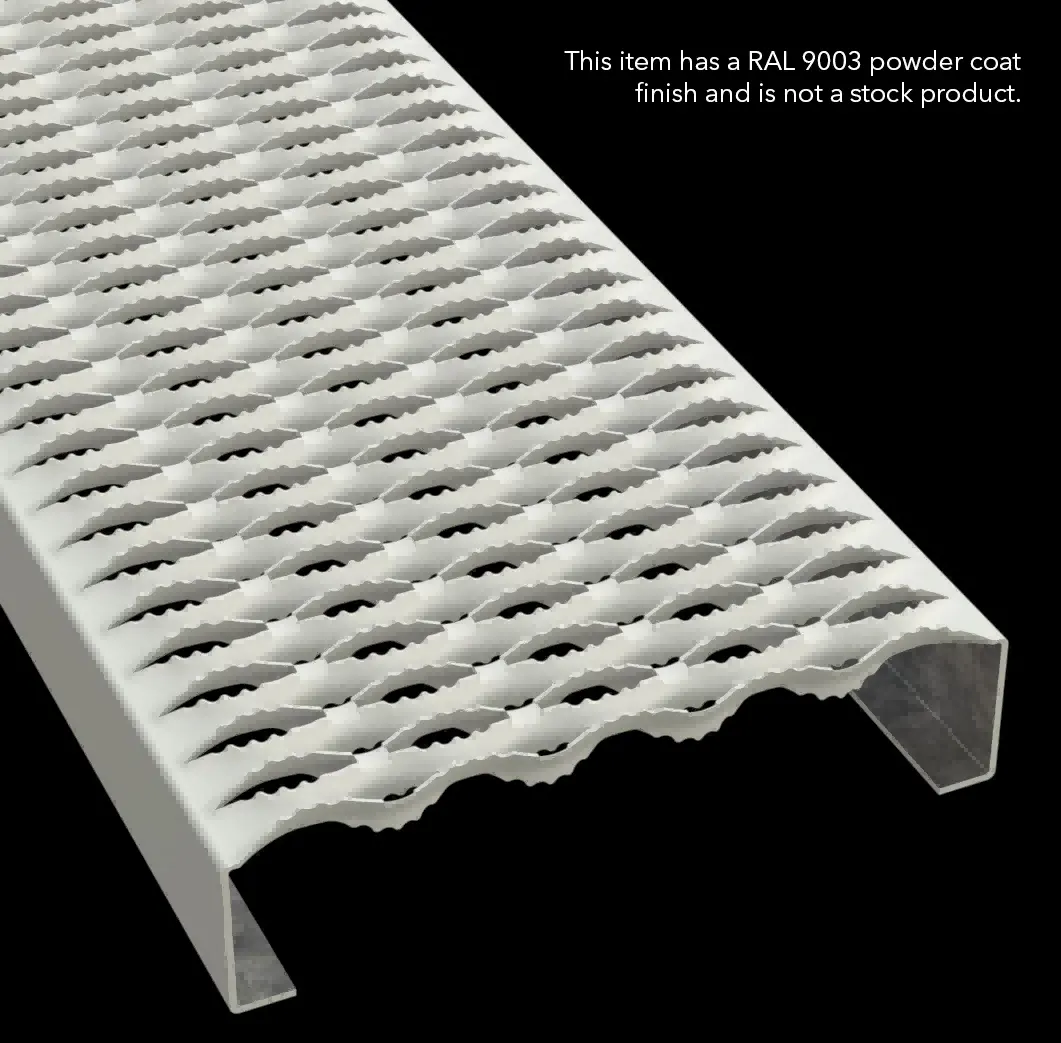 miniatura PLA075 acciaio pre-zincato dentato 11-3/4" Wide plank grigliato 4