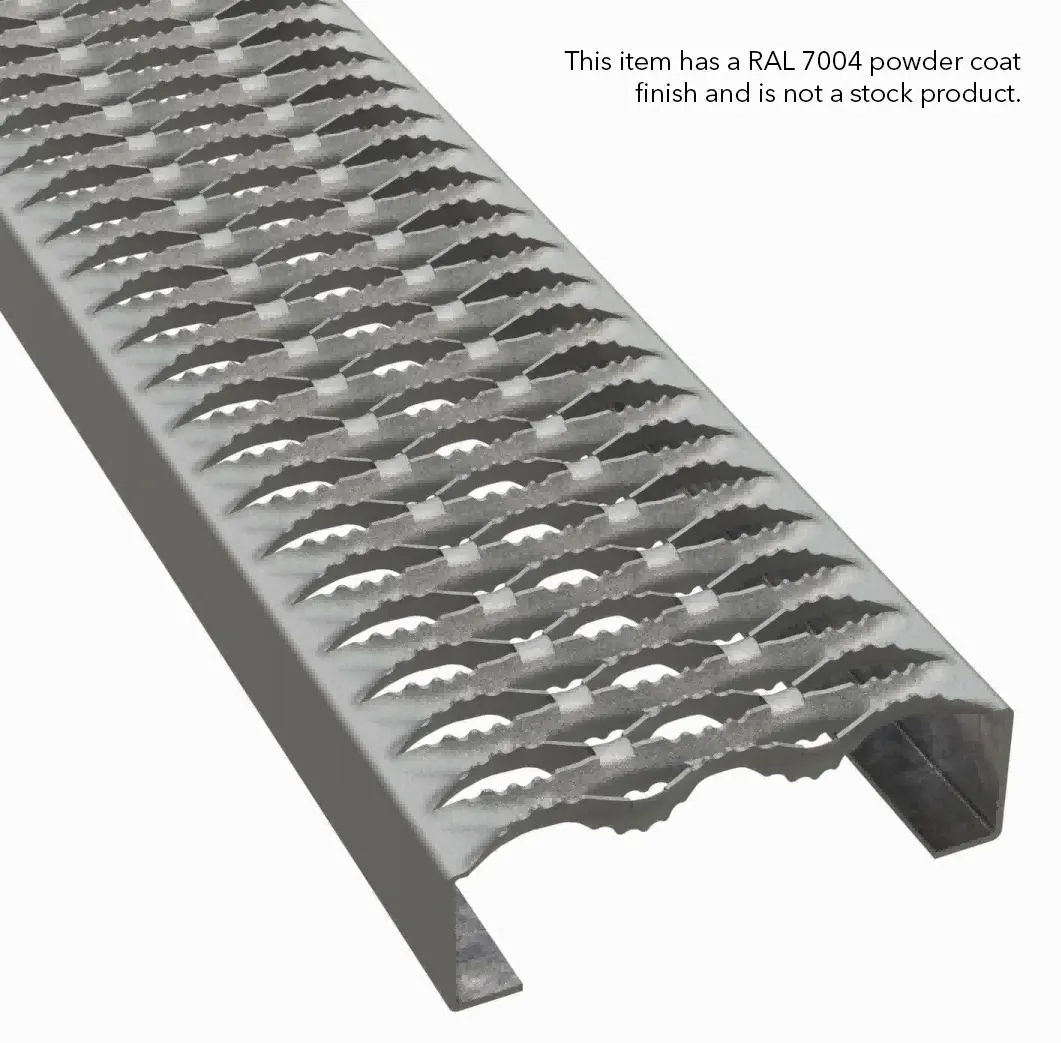 Miniatura de PLA055 acero pregalvanizado dentado 7" Wide plank rejilla 3