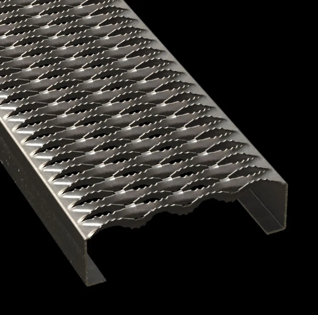 PLA142 HRPO Carbon Steel Serrated 9-1/2" Wide Plank Grating