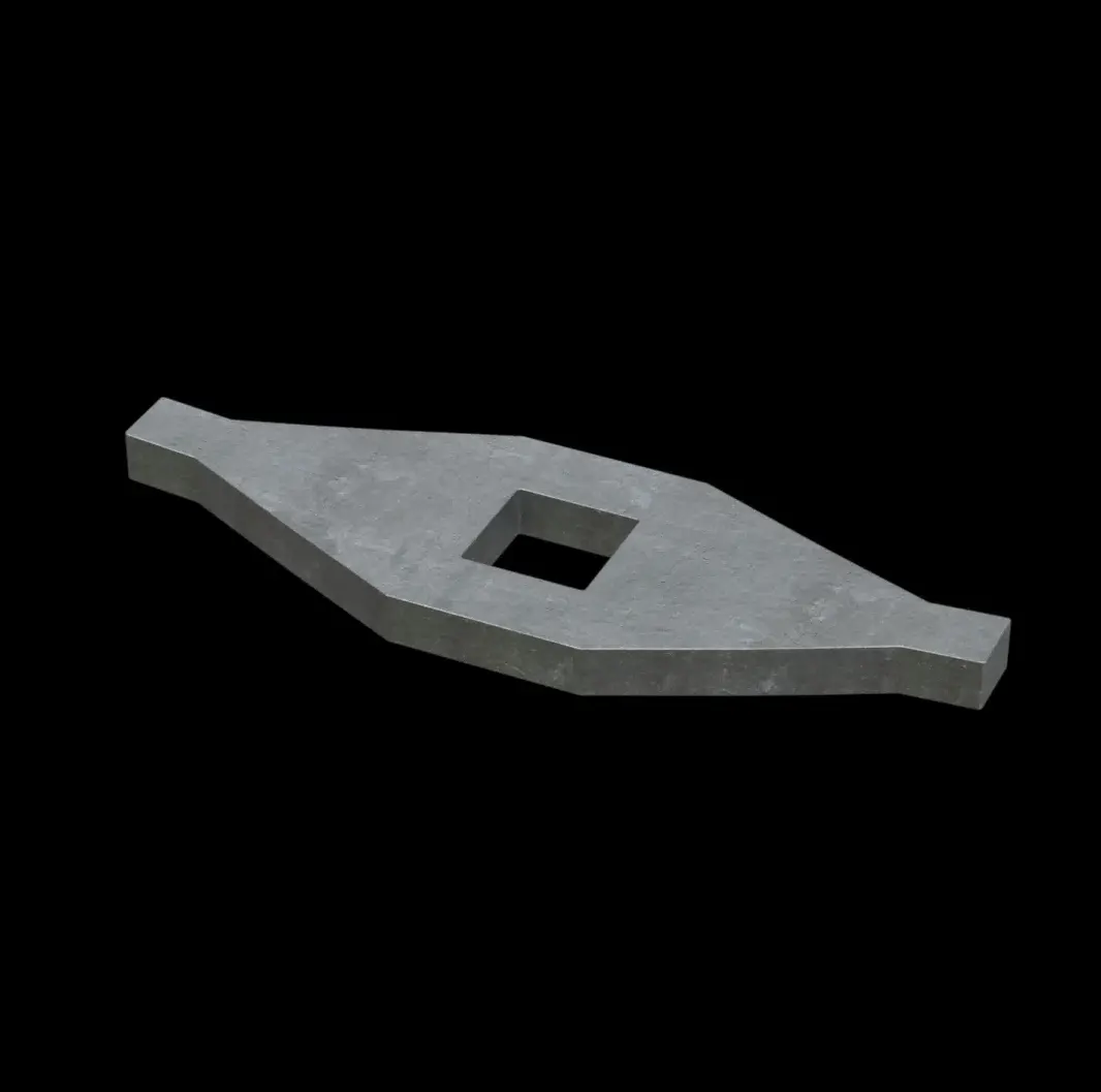 ACC002 Pre-Galvanized Steel No. 12262 Diamond Anchor Device for Plank Grating grating product