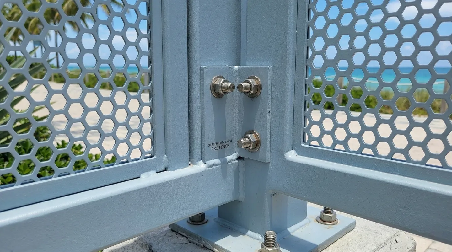 Florida Coastal Boardwalk Perforated Fence Project