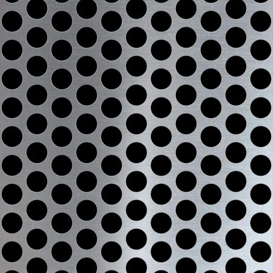RO-019 Round Staggered Perforated Aluminum Sheet