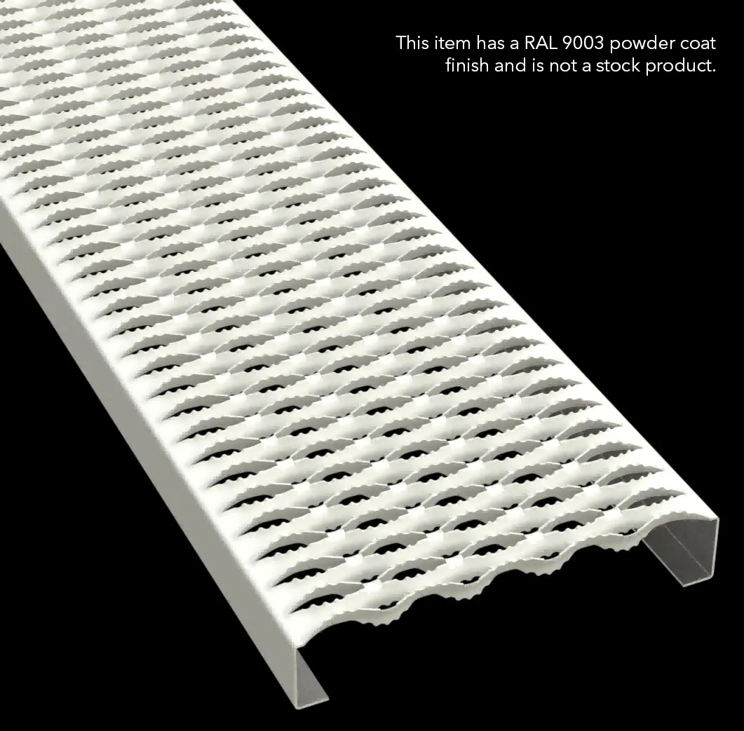 miniatura PLA071 acciaio inox 304 dentato 11-3/4" Wide plank grigliato 4
