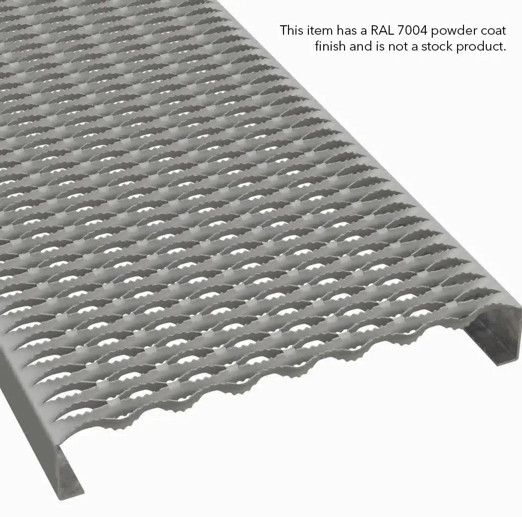 PLA158 Pre-Galvanized Steel Serrated 18-3/4" Wide Plank Grating thumbnail 3