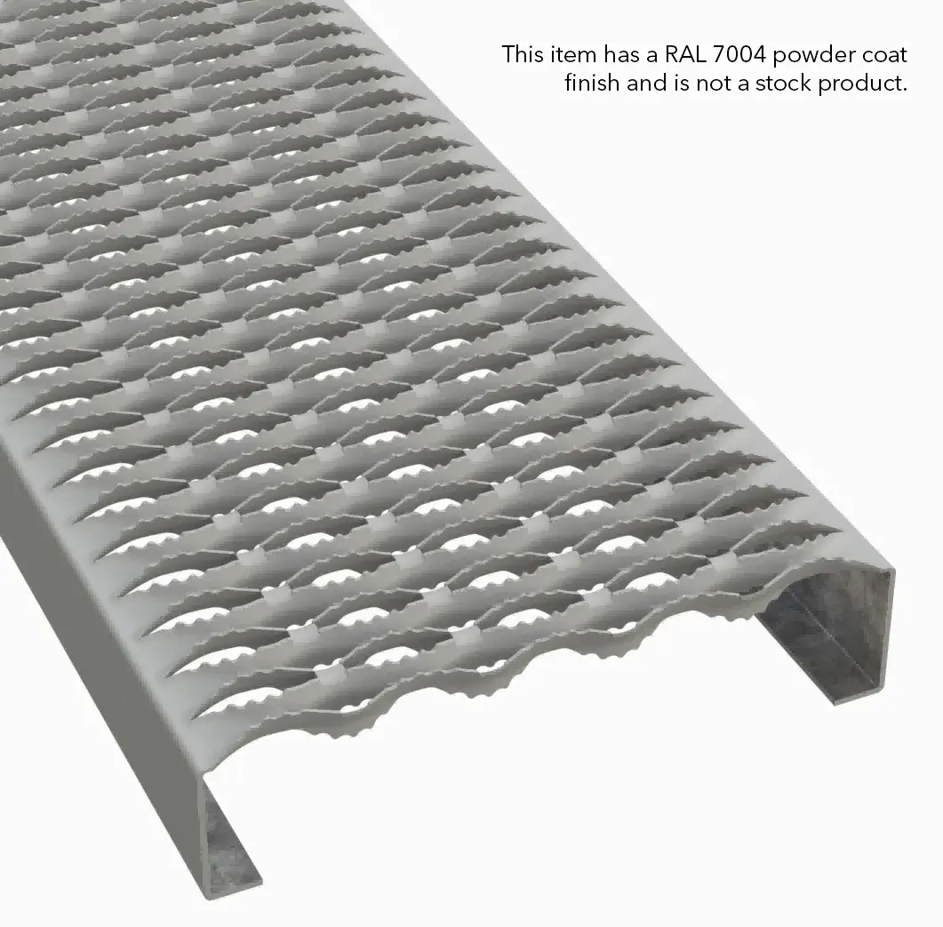 miniatura PLA075 acciaio pre-zincato dentato 11-3/4" Wide plank grigliato 3