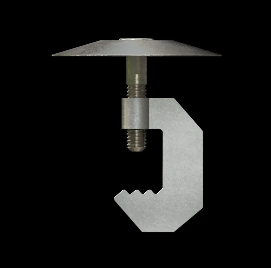 ACC062 316 Stainless Steel Type RSCGC1C Hold-Down Clip for FRP Grating thumbnail 5