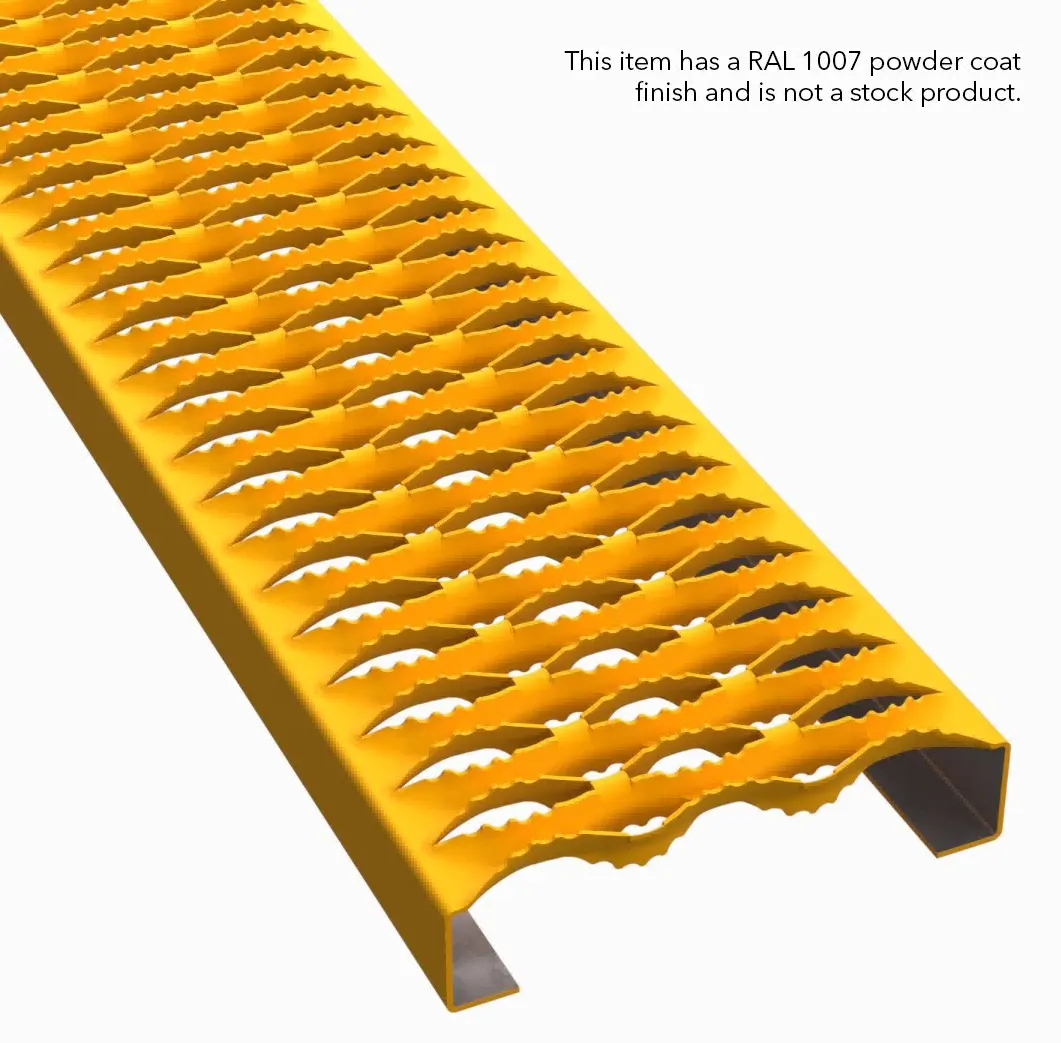 PLA107 alumínio 5052-H32 serrilhado 7" Wide plank gradil miniatura 5