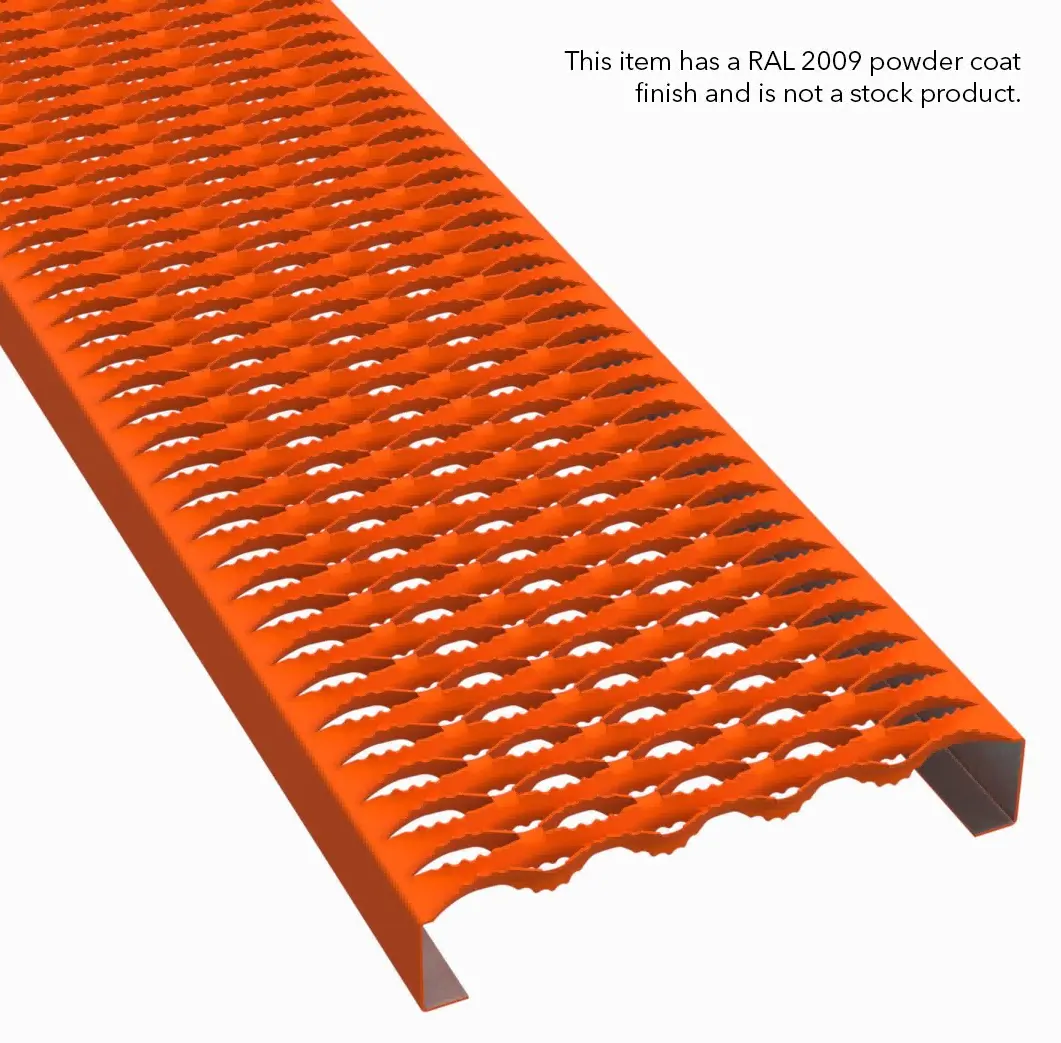 miniatura PLA071 acciaio inox 304 dentato 11-3/4" Wide plank grigliato 6