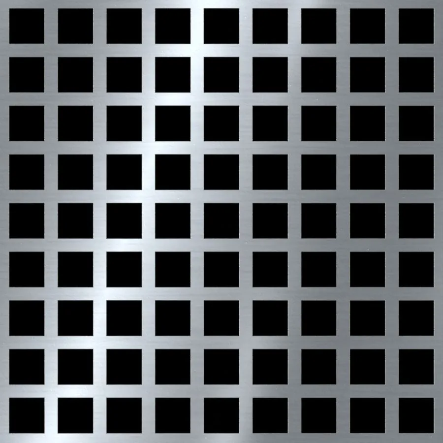 SQ-027 gerades Quadratlochblech aus Aluminium