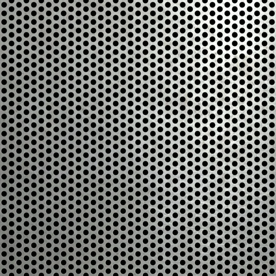 RO-203 Round Staggered Perforated Stainless Steel Sheet