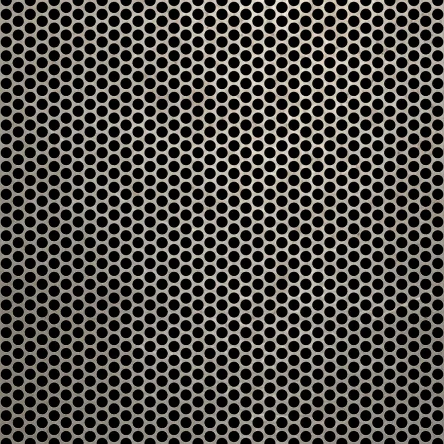 RO-057 Round Staggered Perforated Carbon Steel Sheet