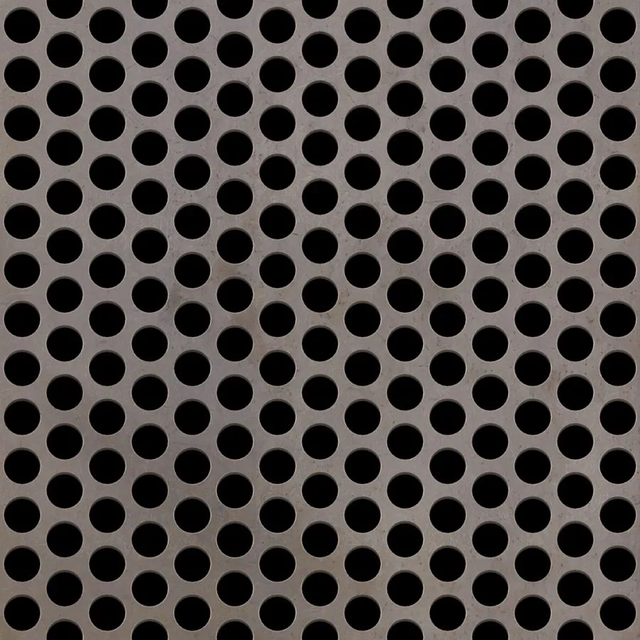 RO-111 Round Staggered Perforated Carbon Steel Sheet