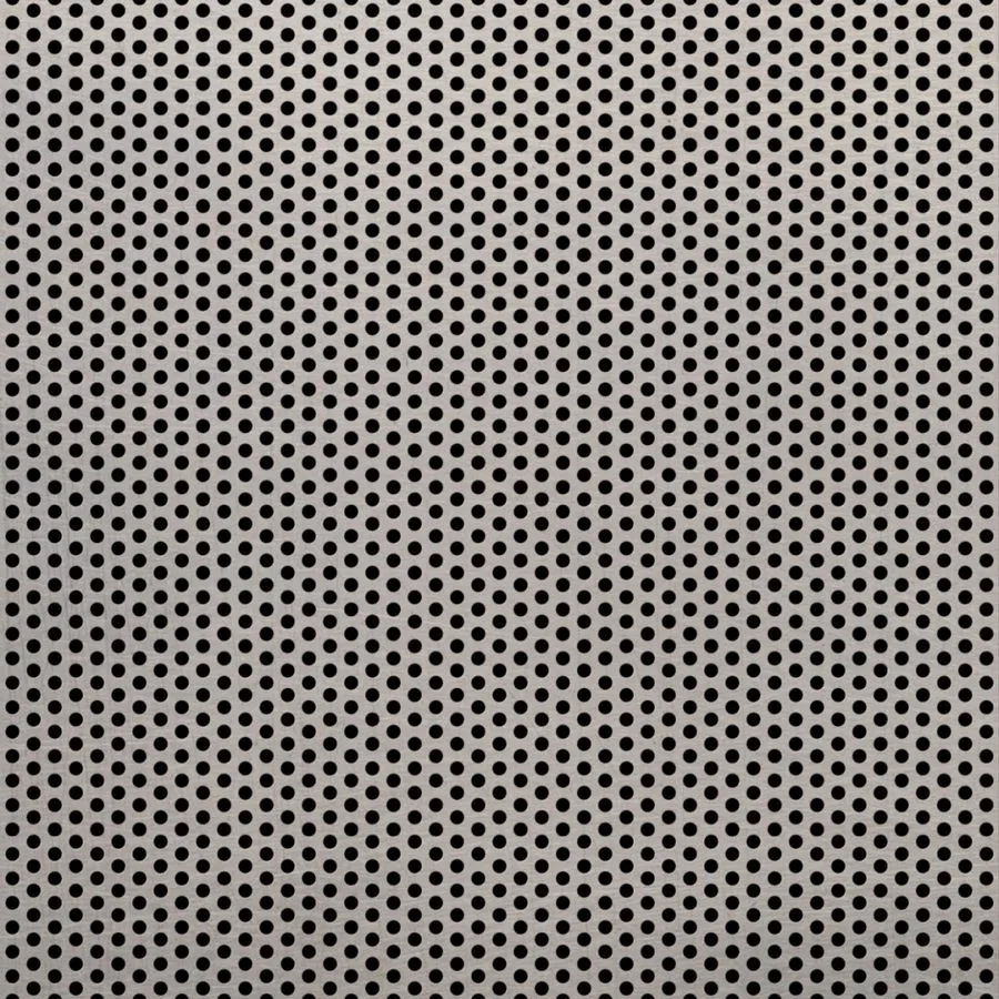 RO-160 Round Staggered Perforated Stainless Steel Sheet