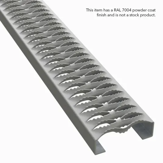 miniatura PLA021 acciaio pre-zincato dentato 4-3/4" Wide plank grigliato 3