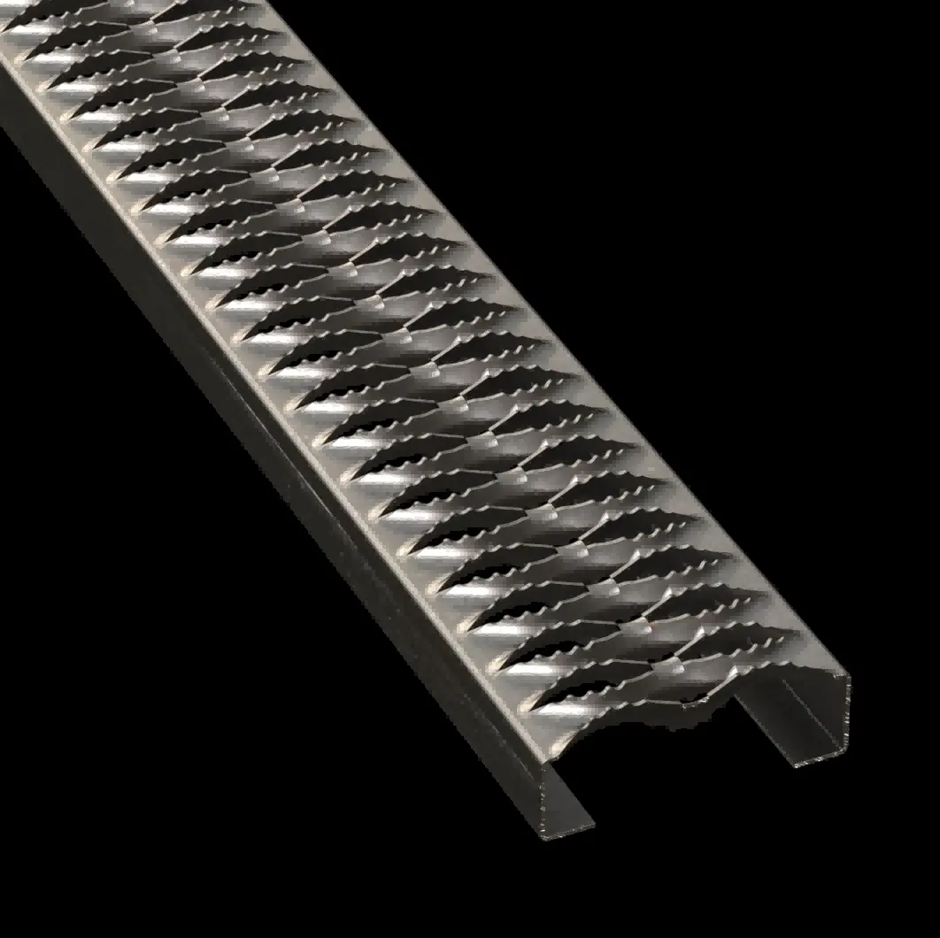 PLA024 HRPO Carbon Steel Serrated 4-3/4" Wide Plank Grating industrial grating product detail