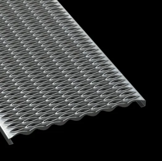 PLA130 aço pré-galvanizado serrilhado 36" Wide plank pesado gradil miniatura 2