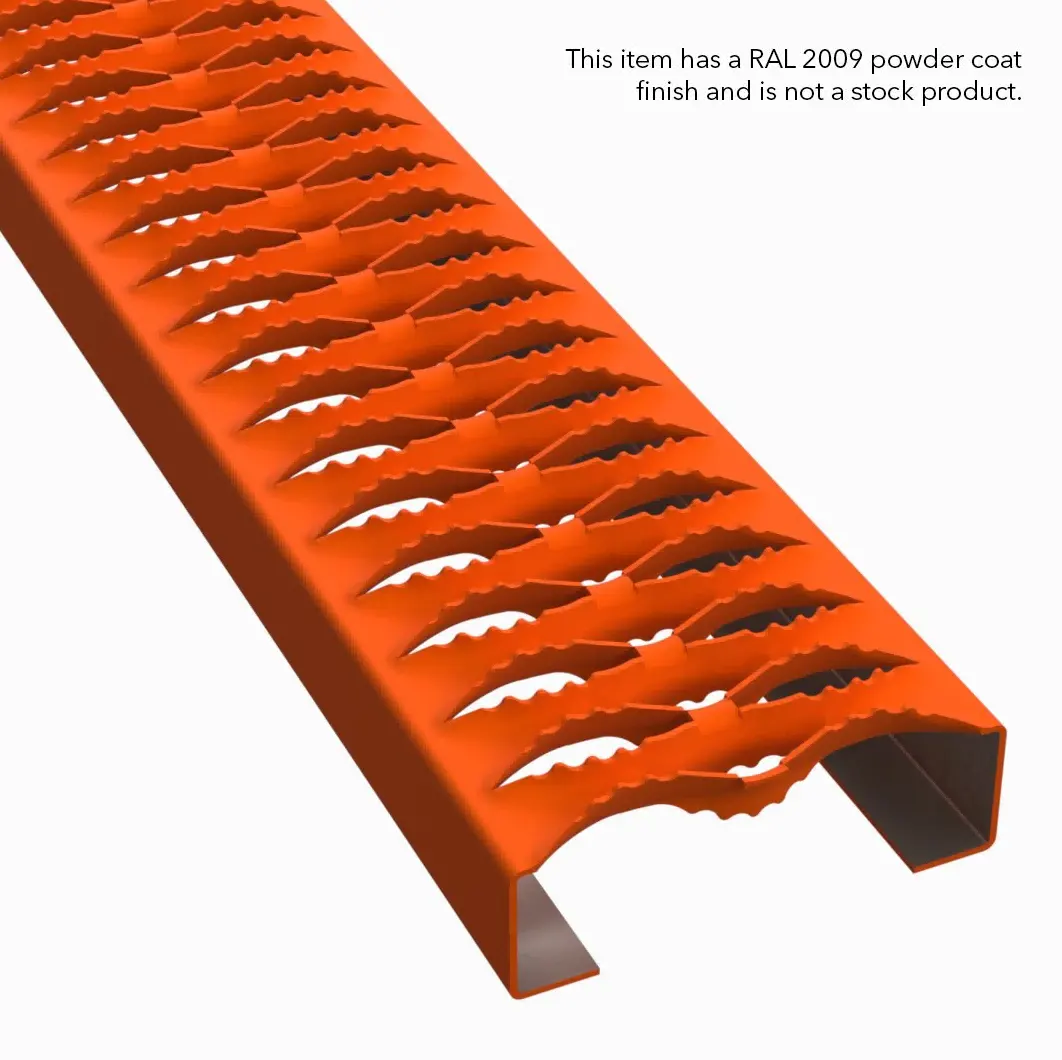 PLA024 HRPO Carbon Steel Serrated 4-3/4" Wide Plank Grating thumbnail 6