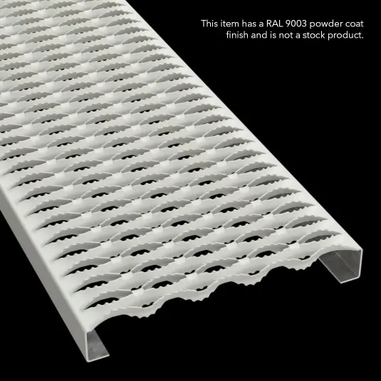 PLA009 aço pré-galvanizado serrilhado 9-1/2" Wide plank gradil miniatura 4