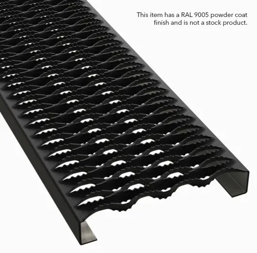 PLA042 HRPO Carbon Steel Serrated 9-1/2" Wide Plank Grating thumbnail 2