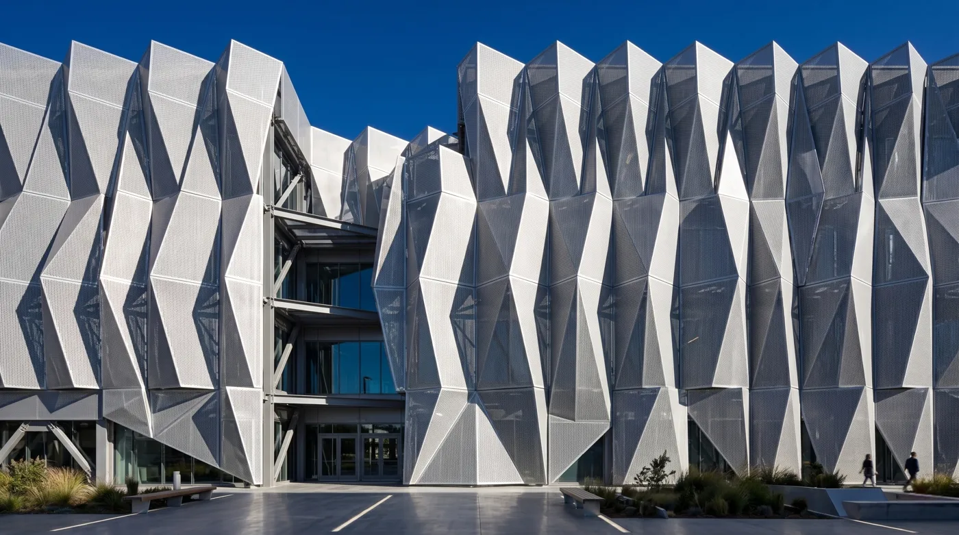 Fachada perforada 3D del Centro Prism de Innovación Galería del proyecto 1