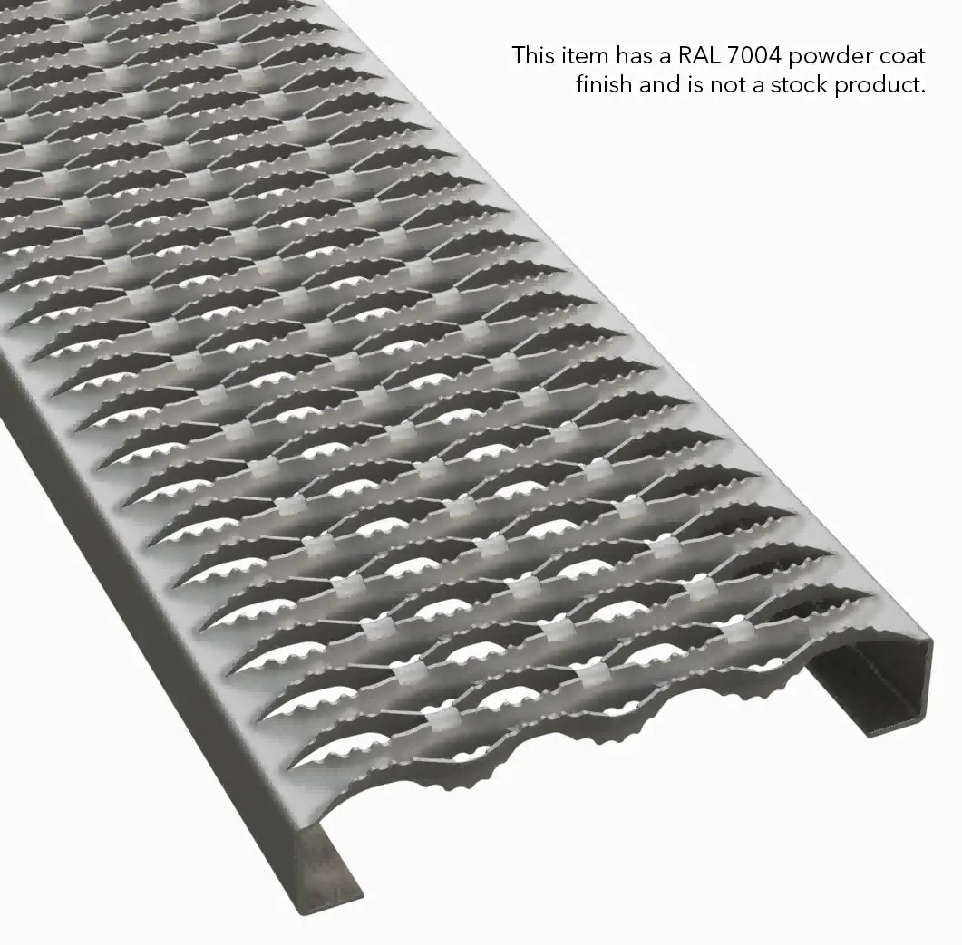 PLA042 HRPO Carbon Steel Serrated 9-1/2" Wide Plank Grating thumbnail 3