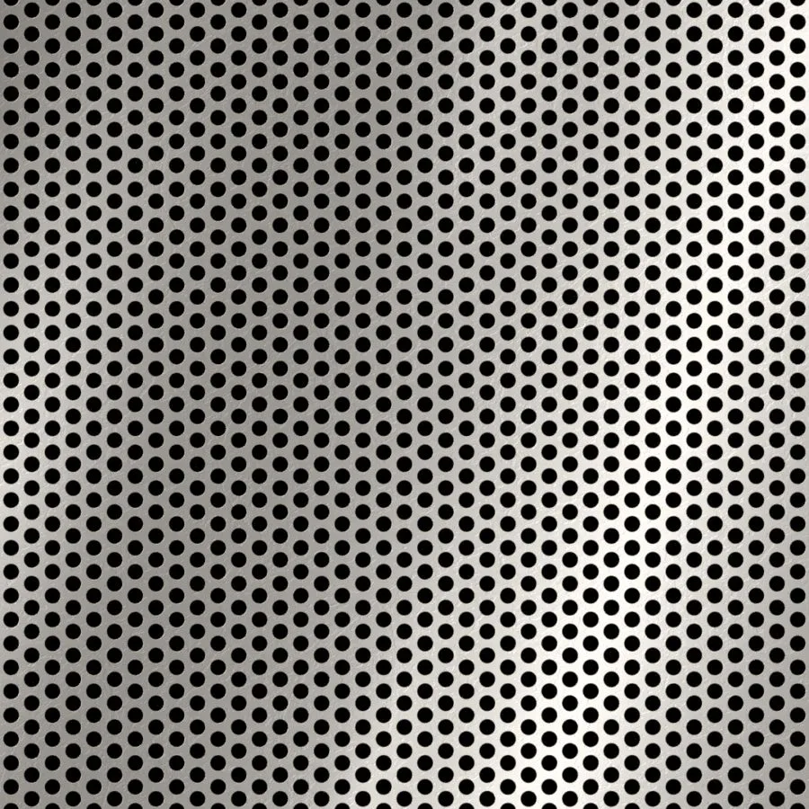 RO-077 Round Staggered Perforated Stainless Steel Sheet