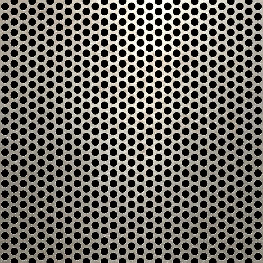 RO-137 Round Staggered Perforated Carbon Steel Sheet
