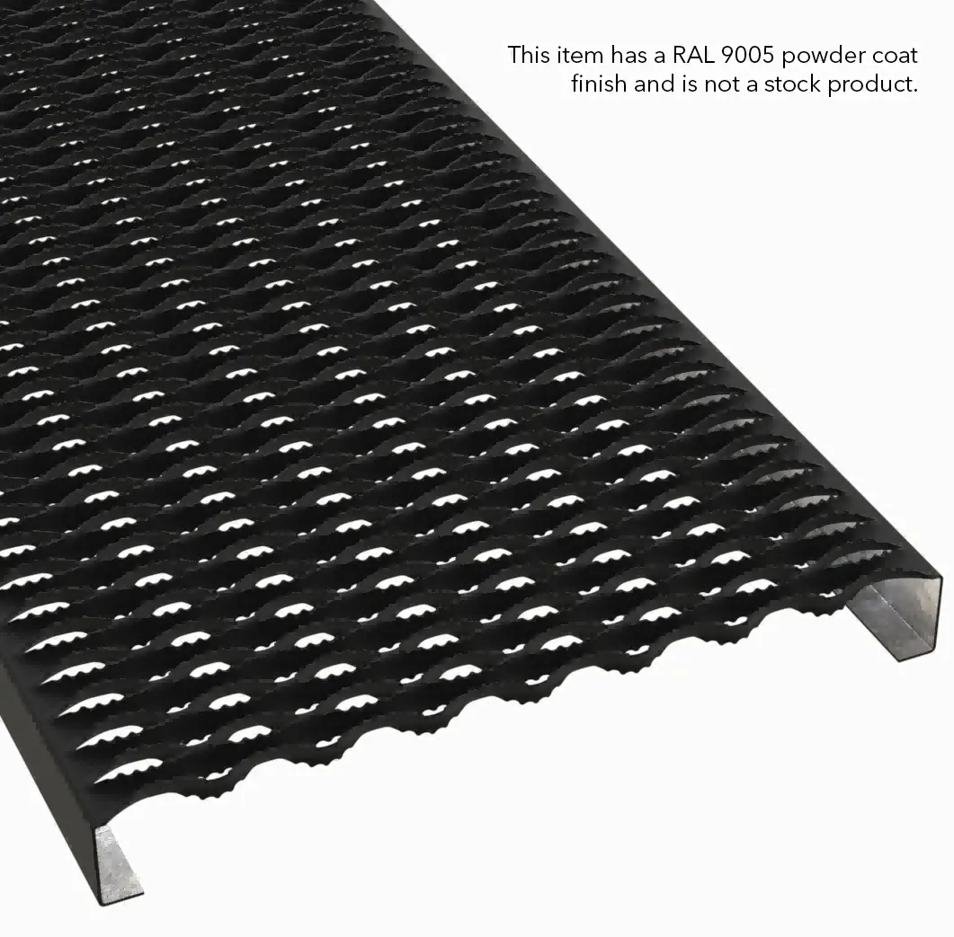 miniatura PLA068 acciaio pre-zincato dentato 18-3/4" Wide plank grigliato 2
