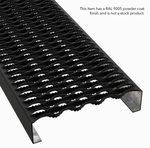 miniatura PLA075 acciaio pre-zincato dentato 11-3/4" Wide plank grigliato 2