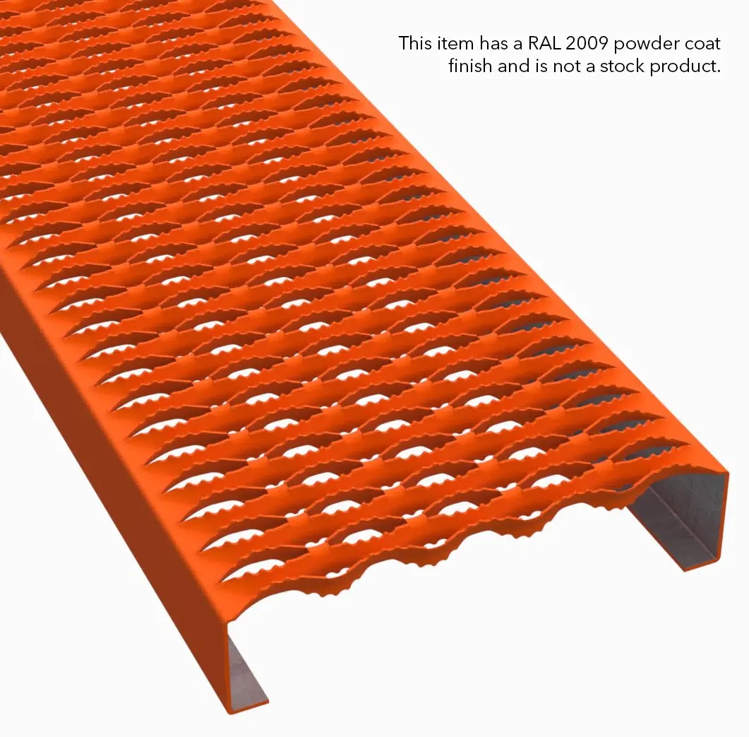 PLA106 5052-H32 Aluminum Serrated 11-3/4" Wide Plank Grating thumbnail 6