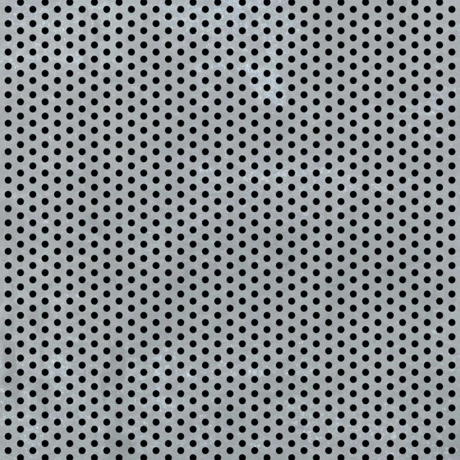 RO-031 Round Staggered Perforated Galvanized Steel Sheet