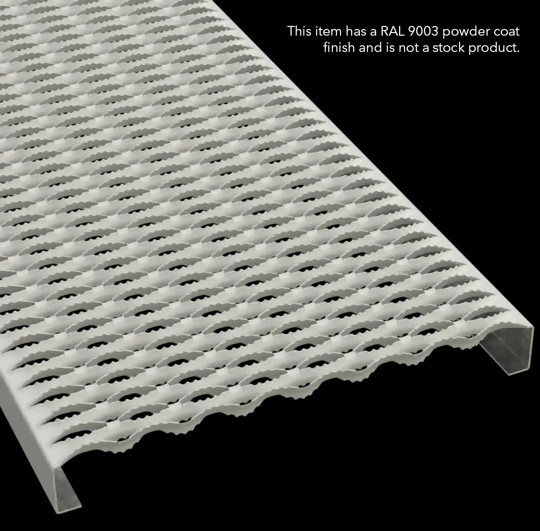 miniatura PLA068 acciaio pre-zincato dentato 18-3/4" Wide plank grigliato 4
