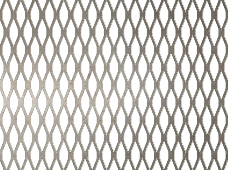 13F0725CS Flattened Carbon Steel Expanded Metal Mill Finish