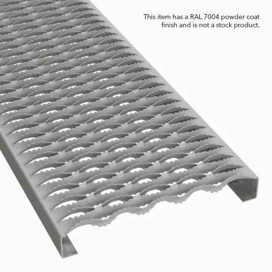 PLA009 aço pré-galvanizado serrilhado 9-1/2" Wide plank gradil miniatura 3