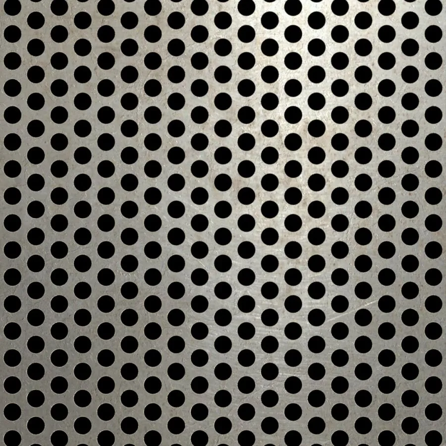 RO-102 Round Staggered Perforated Carbon Steel Sheet