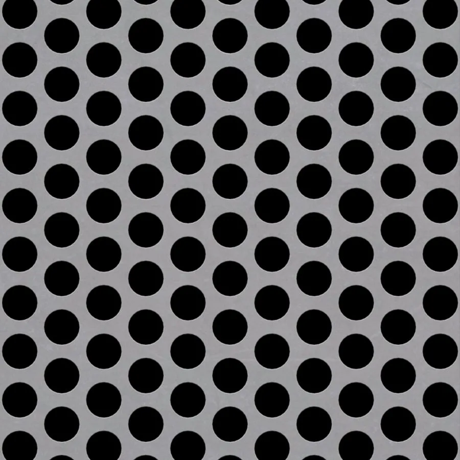 RO-010 Round Staggered Perforated Aluminum Sheet