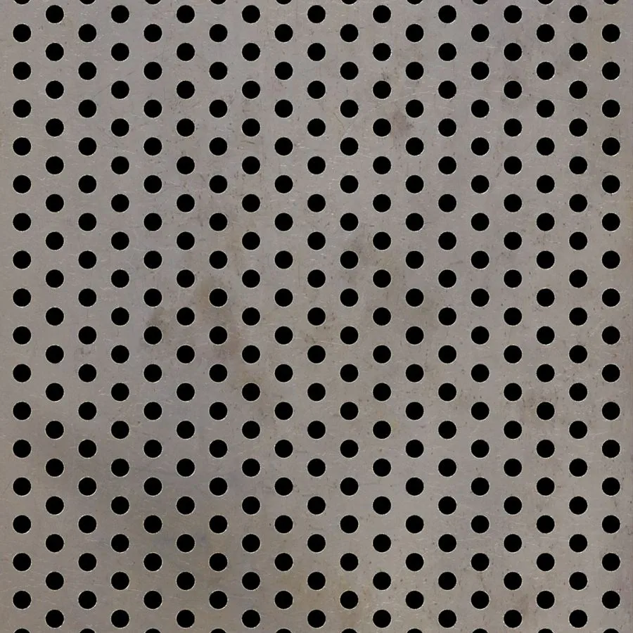 RO-119 Round Staggered Perforated Carbon Steel Sheet