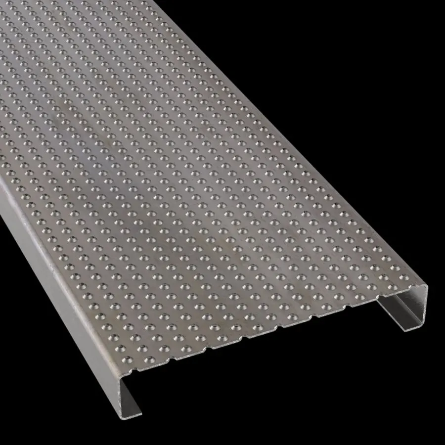 PLA149 Carbon Steel Slip-Resistant 12" Wide Plank Grating industrial grating product detail
