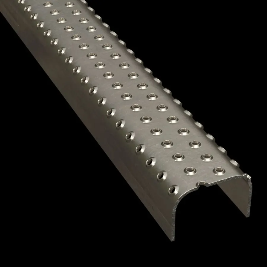 PLA037 acero al carbono HRPO antideslizante 2-1/4" Wide plank para peldaño de escalera rejilla
