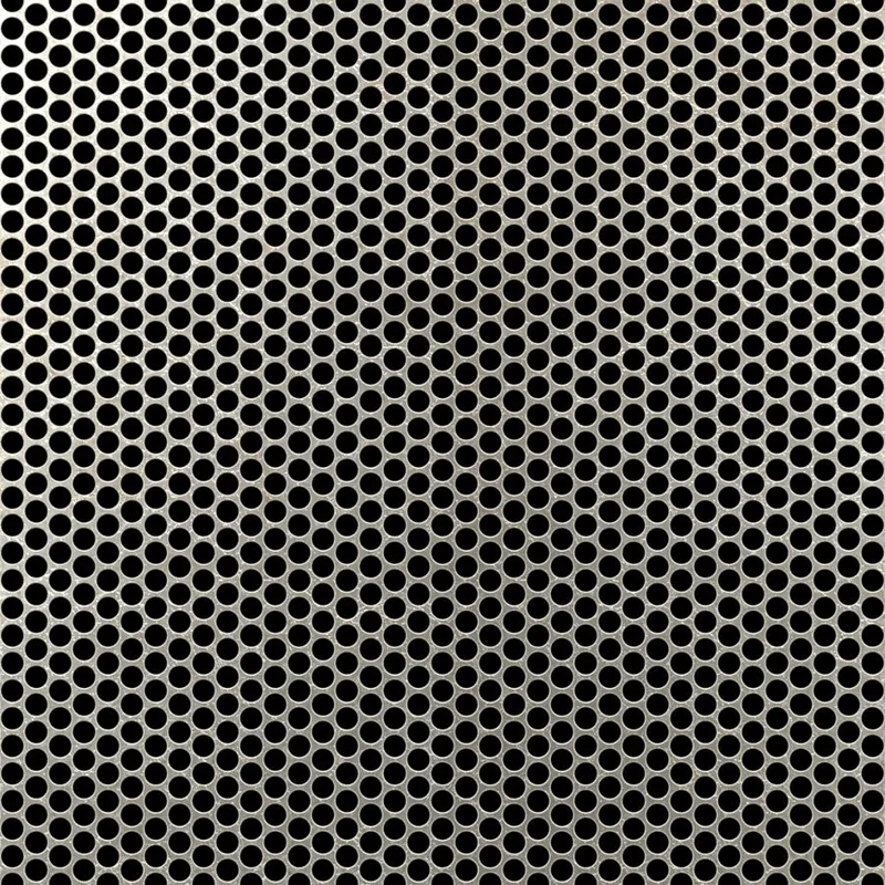 RO-123 Round Staggered Perforated Carbon Steel Sheet