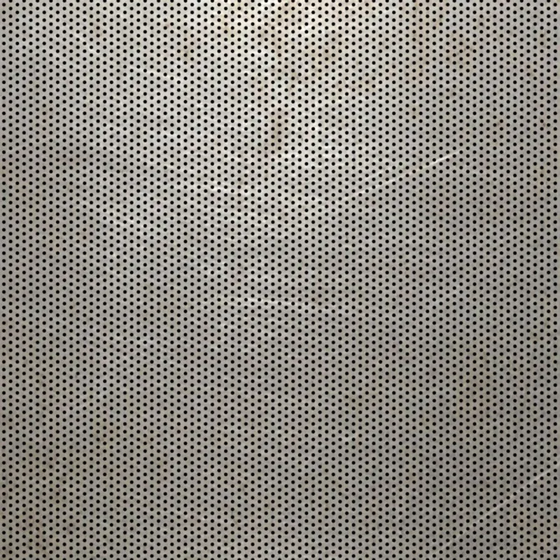 RO-204 Round Staggered Perforated Carbon Steel Sheet Mill Finish