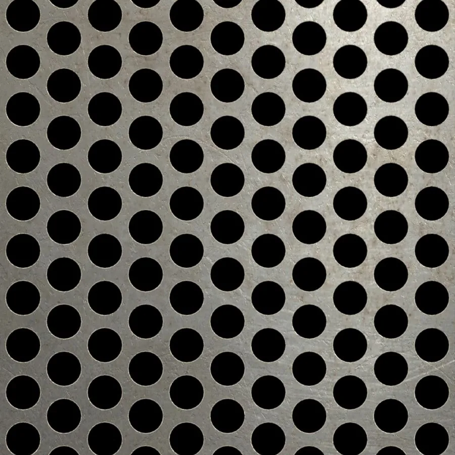 RO-004 Round Staggered Perforated Carbon Steel Sheet