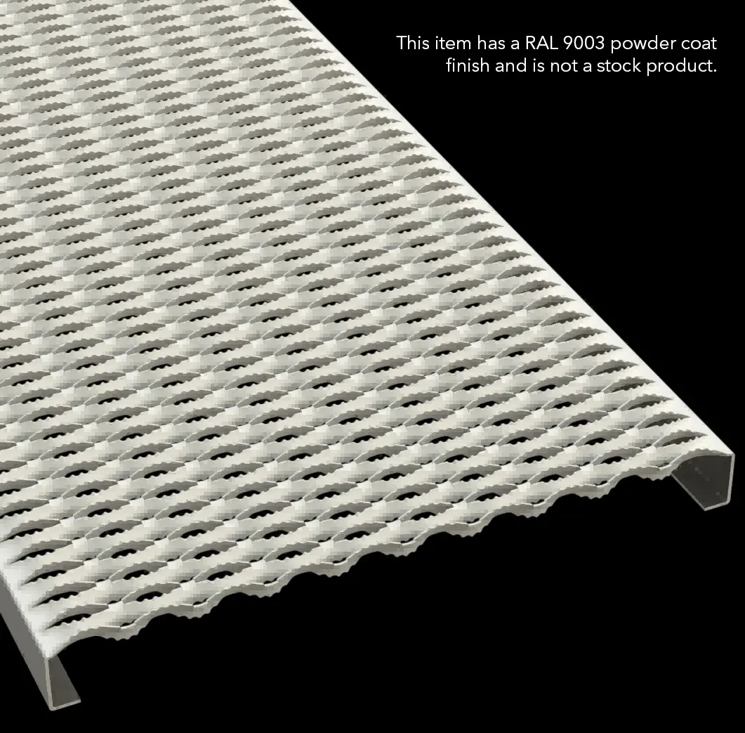 PLA066 HRPO Carbon Steel Serrated 24" Wide Plank Grating thumbnail 4