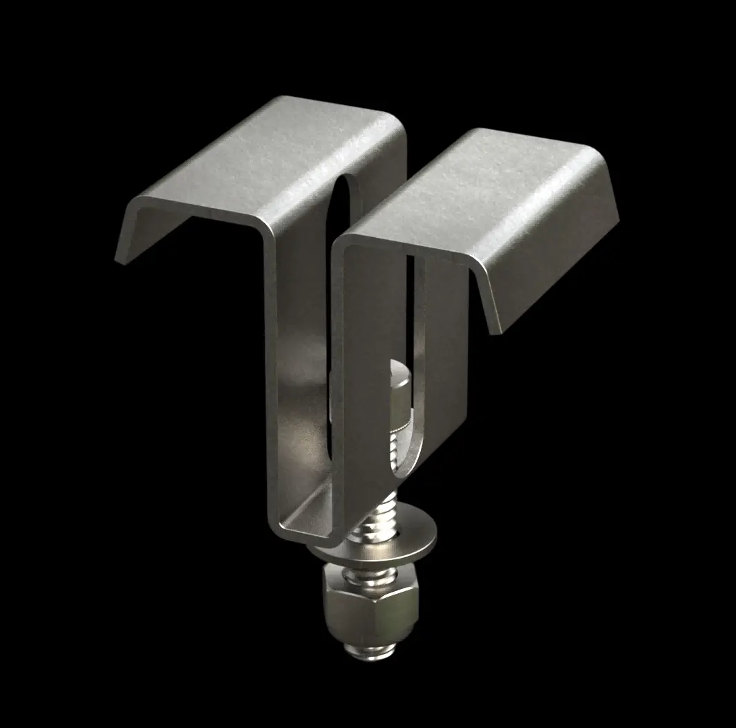ACC066 316 Stainless Steel Type MI-4015 Saddle Clip for FRP Grating