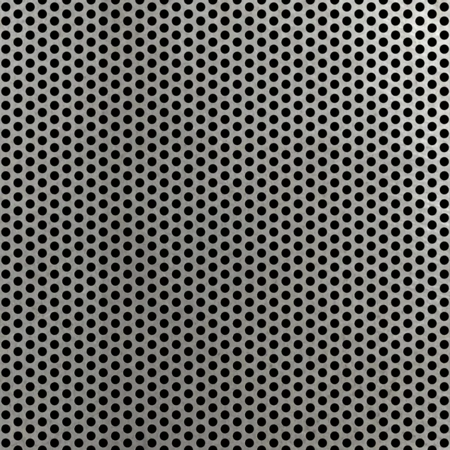 RO-126 Round Staggered Perforated Stainless Steel Sheet