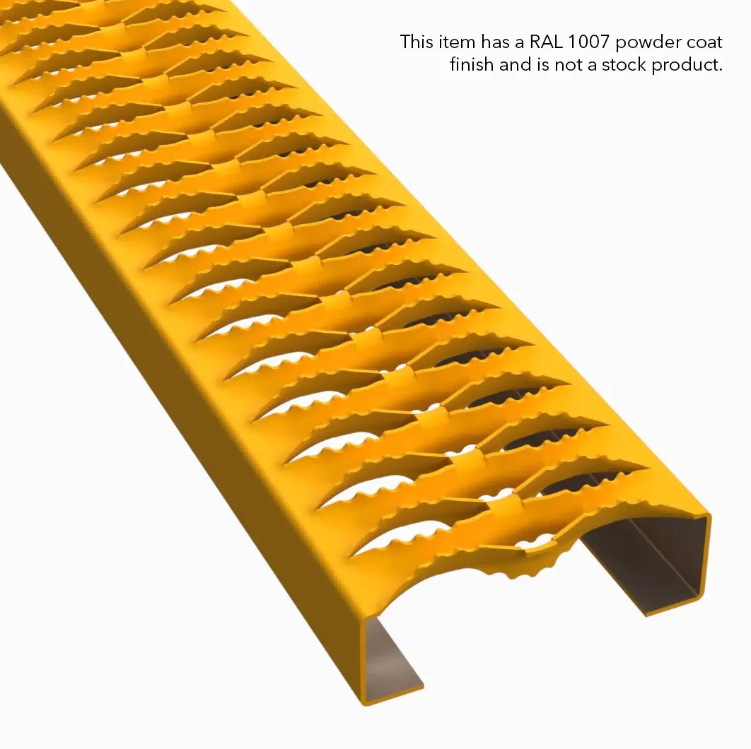 PLA024 HRPO Carbon Steel Serrated 4-3/4" Wide Plank Grating thumbnail 5