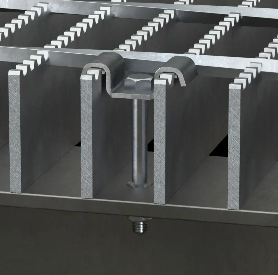 ACC001 Galvanized Steel Type CB Saddle Clip for Bar Grating thumbnail 6