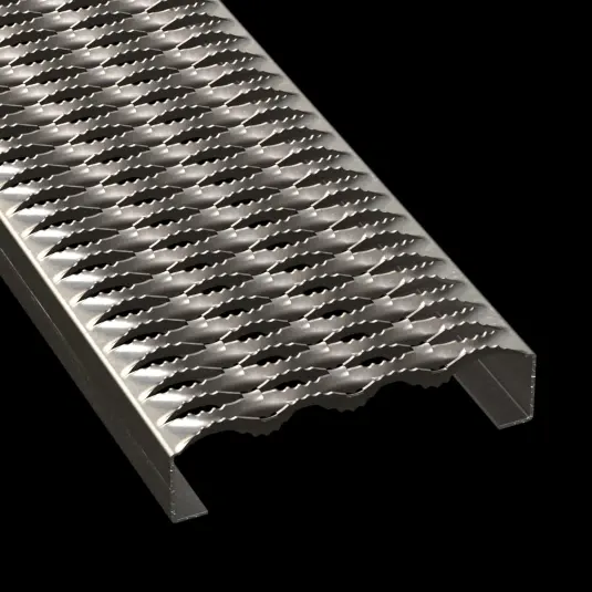 PLA017 acero al carbono HRPO dentado 9-1/2" Wide plank rejilla